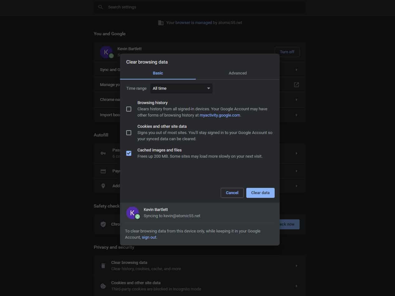 How to clear your browser cache Real estate web design for Realtors©